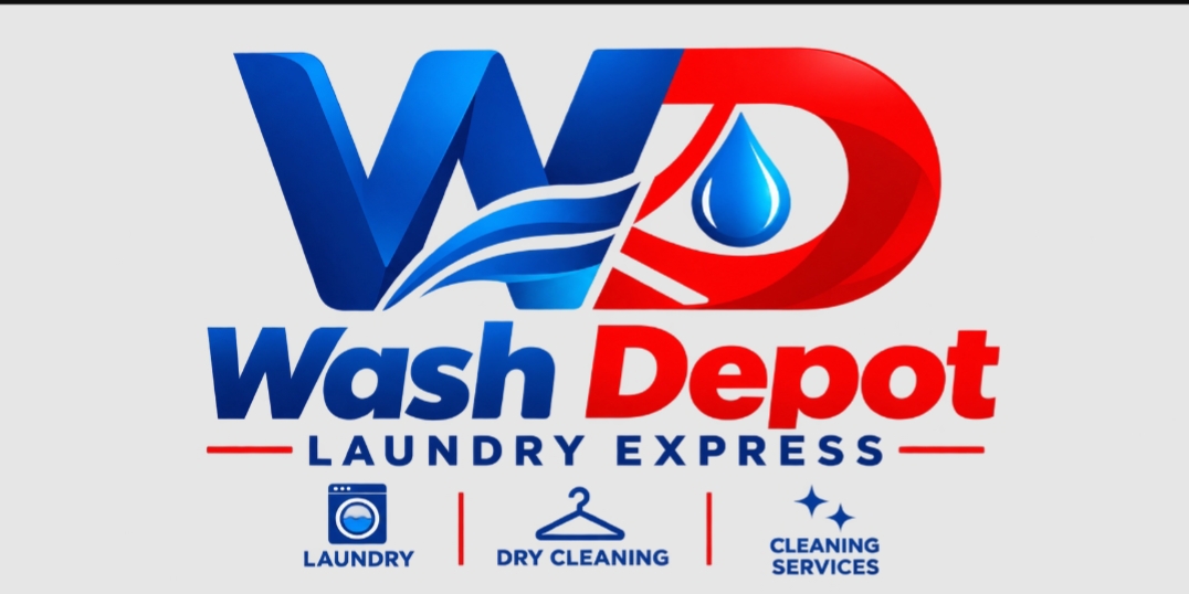 Wash Depot Logo White Background